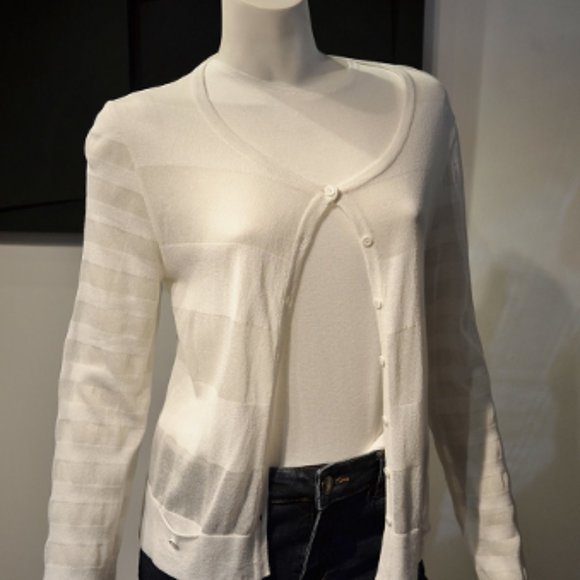 Vintage 2012 Shadow Stripe Cardigan - Picture 1 of 8